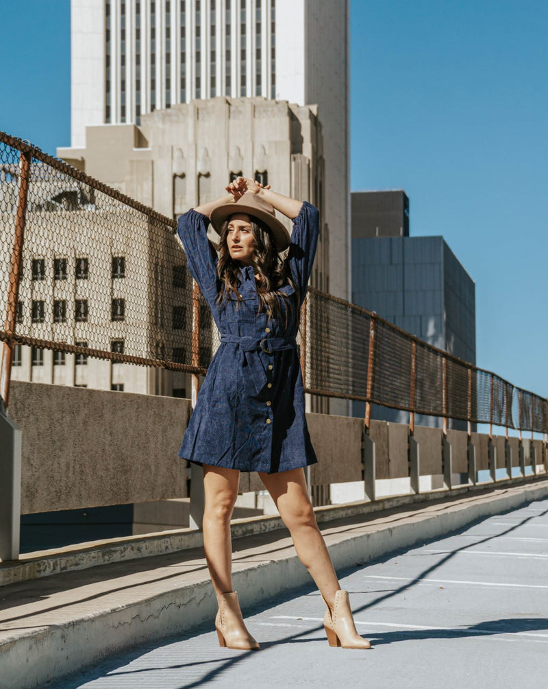 Midnight Dance Corduroy Dress