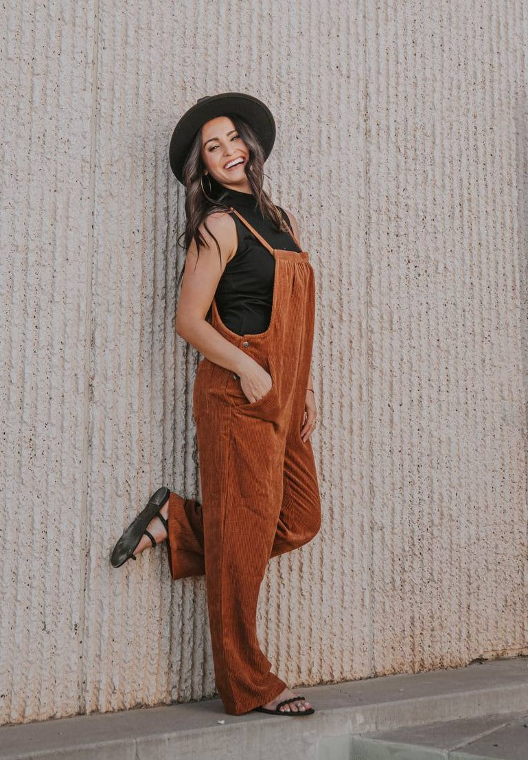 Sunrise To Sunset Corduroy Jumpsuit